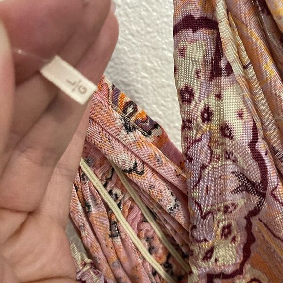 NWOT- Free People-Cocktail Queen Printed boho Top-size Large - Picture 10 of 16